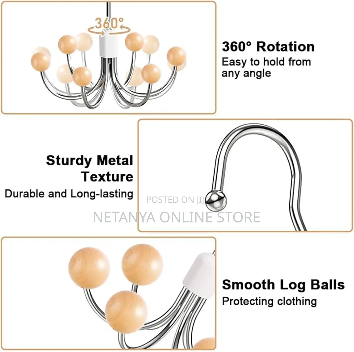 360° Rotating Hook Hanger
