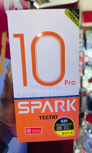 New Tecno Spark 10 Pro 256 GB Black