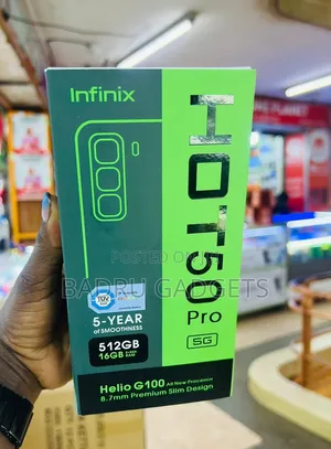 New Infinix Hot 50 Pro 4G 256 GB Black