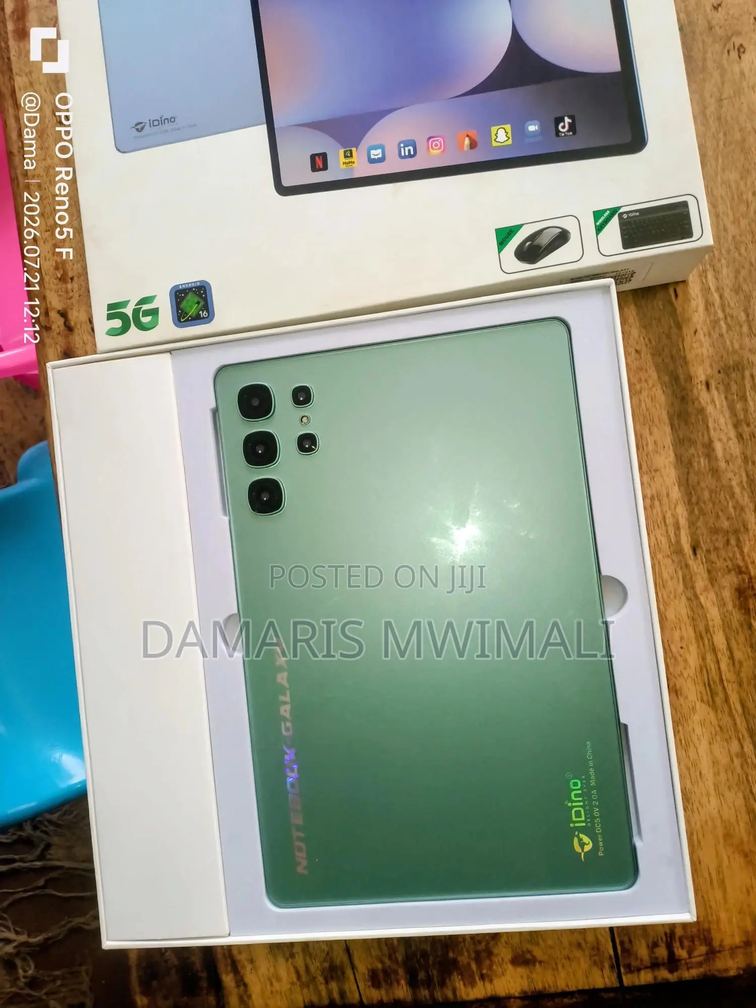 New Idino Notebook Galaxy 64 GB Green