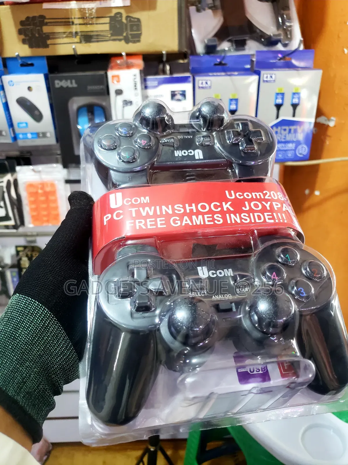 UCOM PC Twinshock USB Game Controllers.