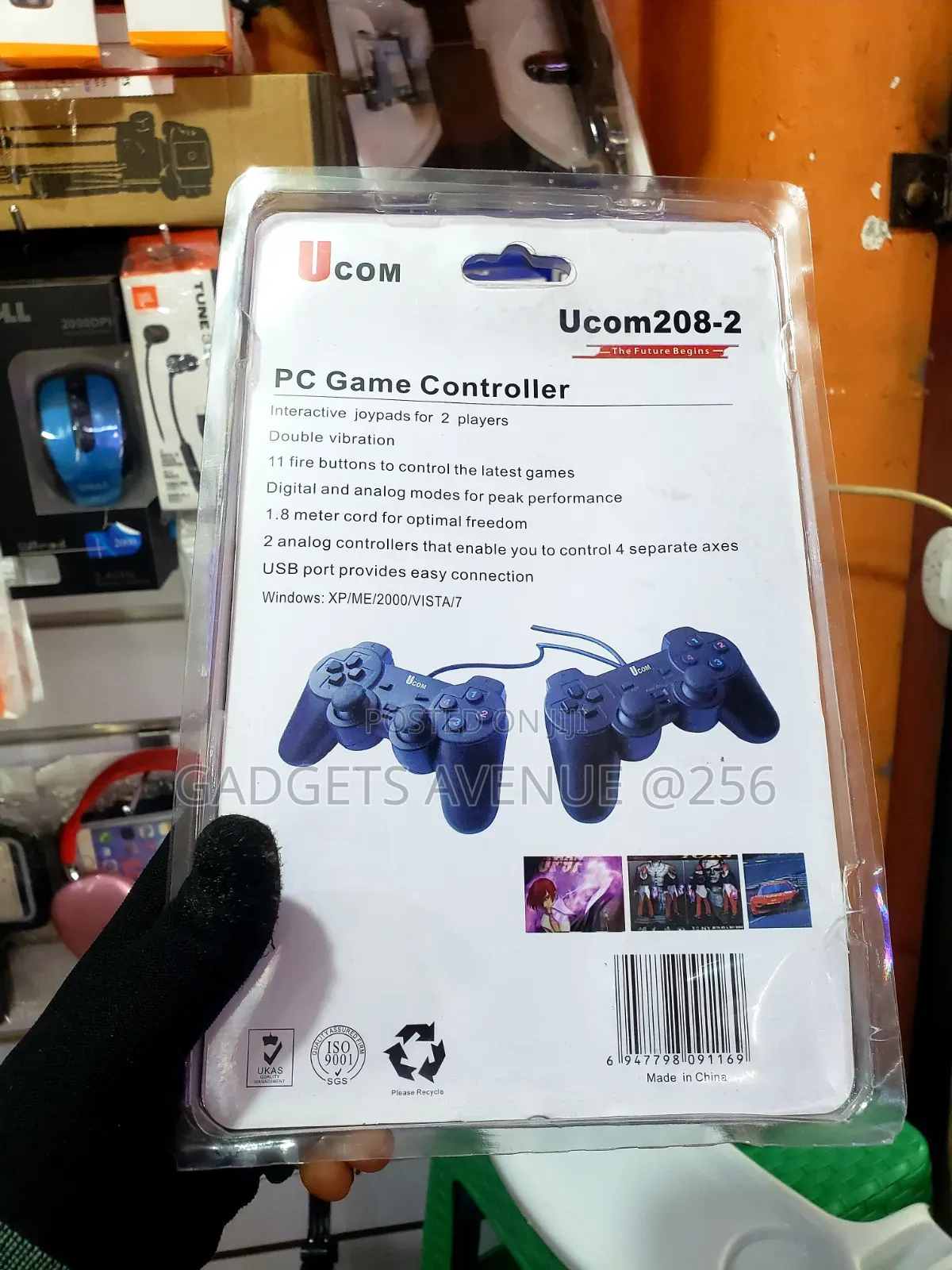 UCOM PC Twinshock USB Game Controllers.