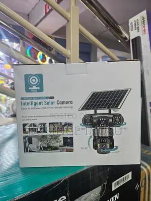 Solar Power Real 3-Lens Solar Camera With Motion Sensor and Ultra HD