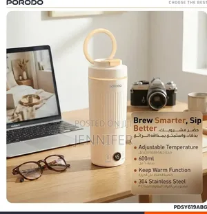 Porodo 600ml Flora Smart Portable Kettle