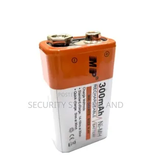 9 Volts Rechargeable Batteries -Multiple Power -300 Mah