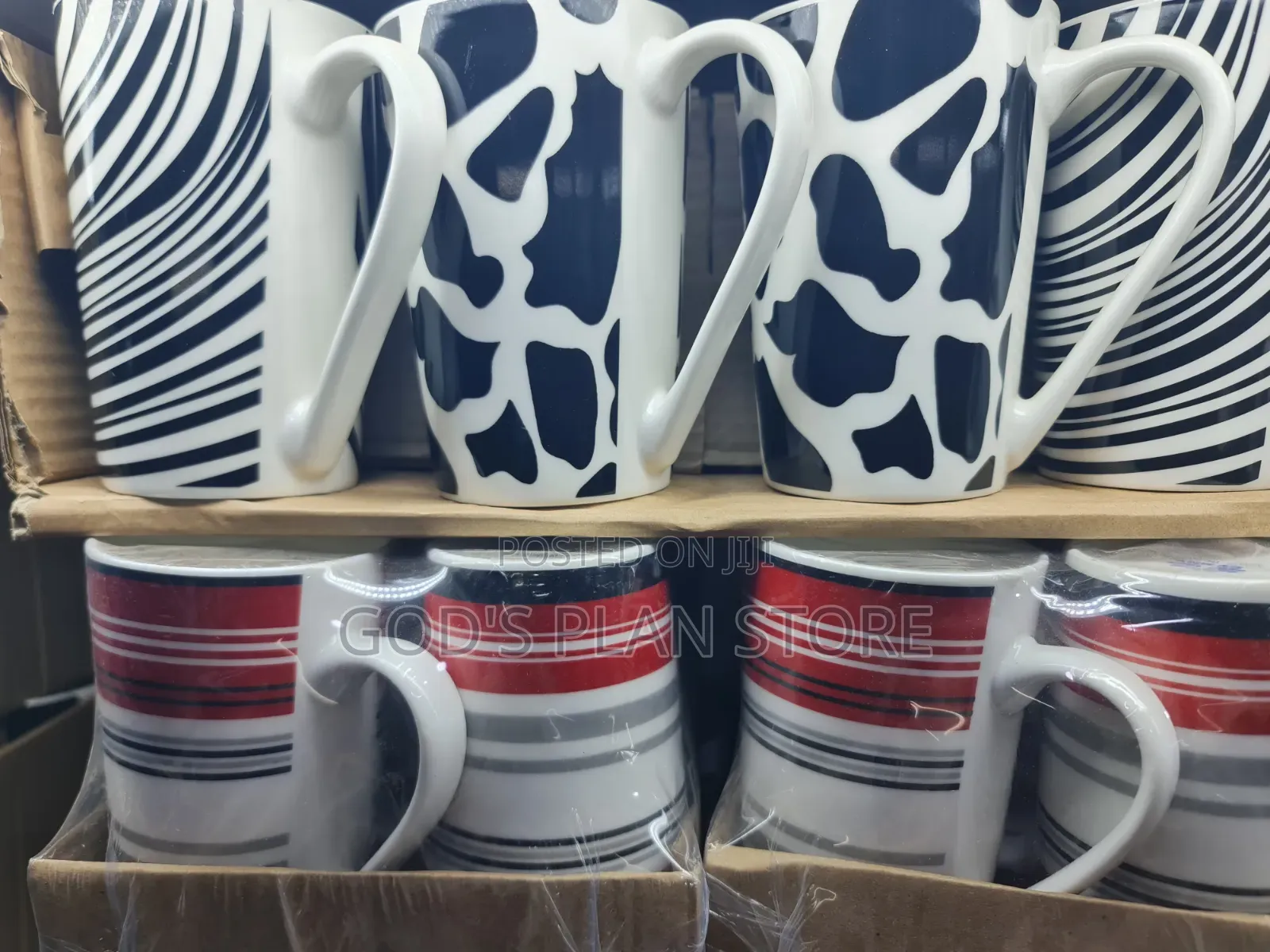Multicolored Ceramic Cups Ceramic Cups 12pcs