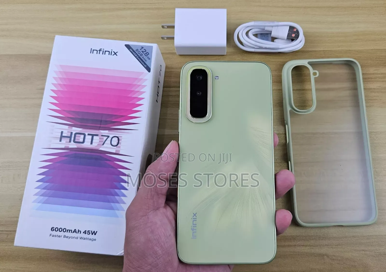 New Infinix Hot 70 128 GB Green