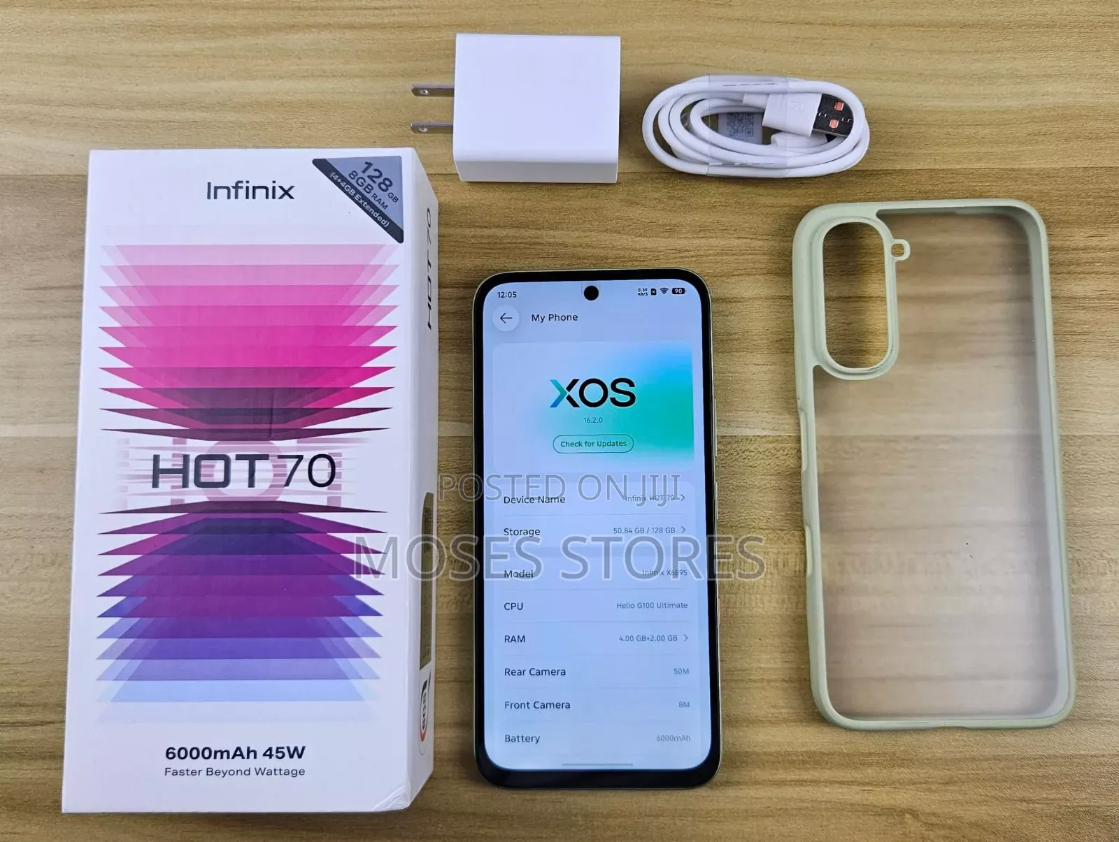 New Infinix Hot 70 128 GB Green