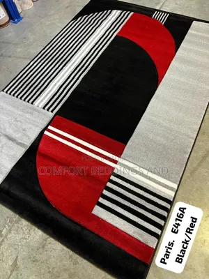 Paris Medium Carpets Red 150cm by 220cm