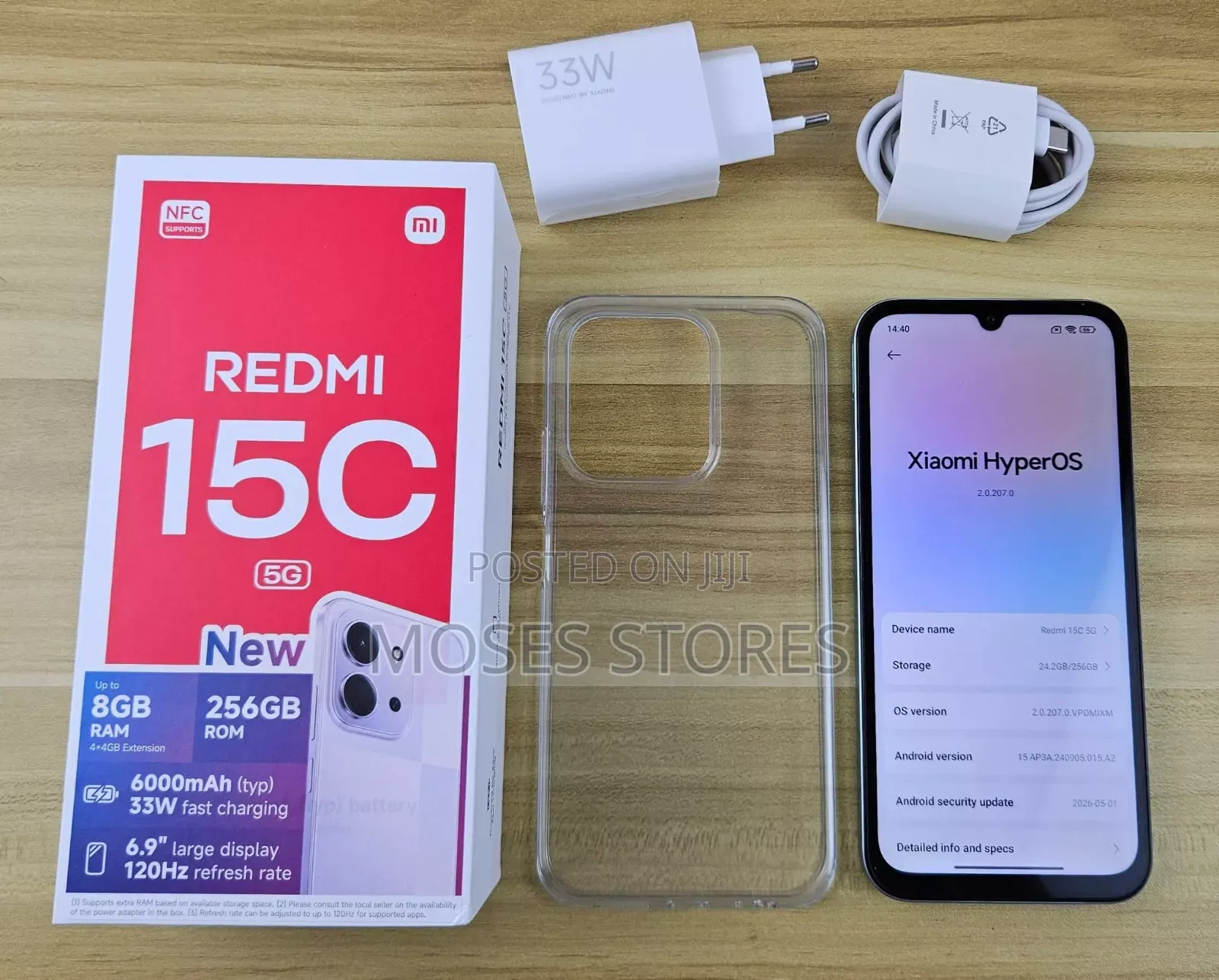 New Xiaomi Redmi 15C 4G 256 GB Blue