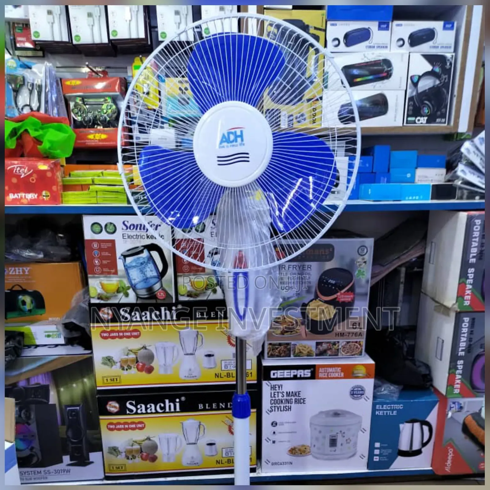 ADH Stand Fan for Office and Home