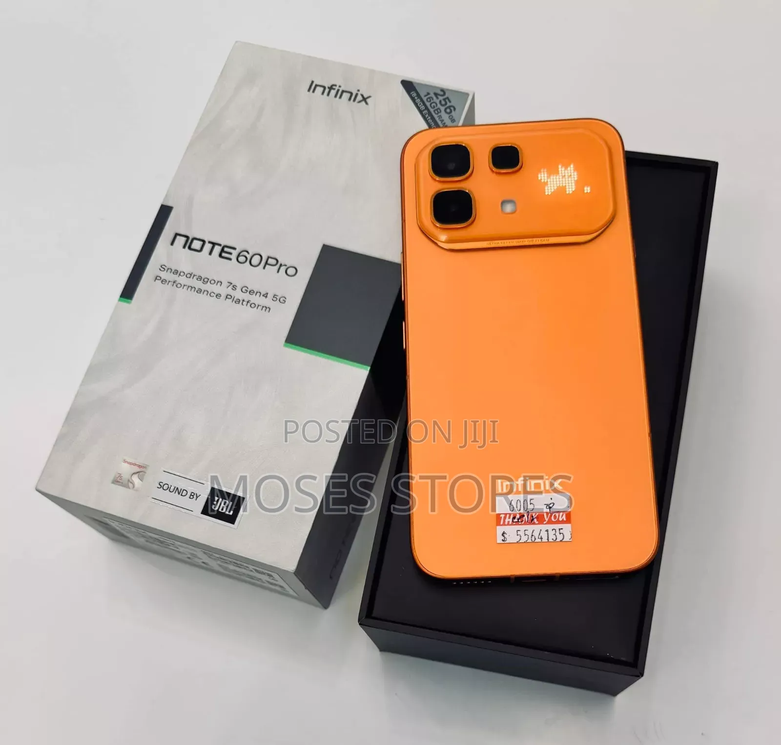 New Infinix Note 60 Pro 256 GB Orange
