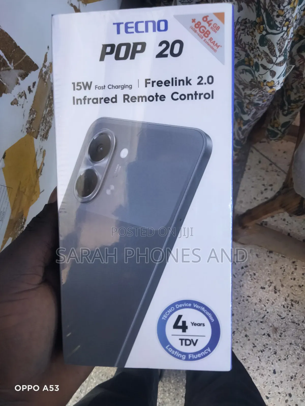 New Tecno Pop 20 64 GB Black
