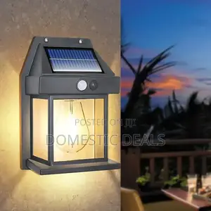 Solar Wall Lantern With Three Modes and Motion Sensor