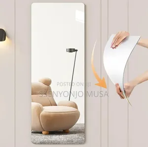 Acrylic Full Body Wall Mirror Sticker 80 × 30 Cm – Shatterproof Mirror