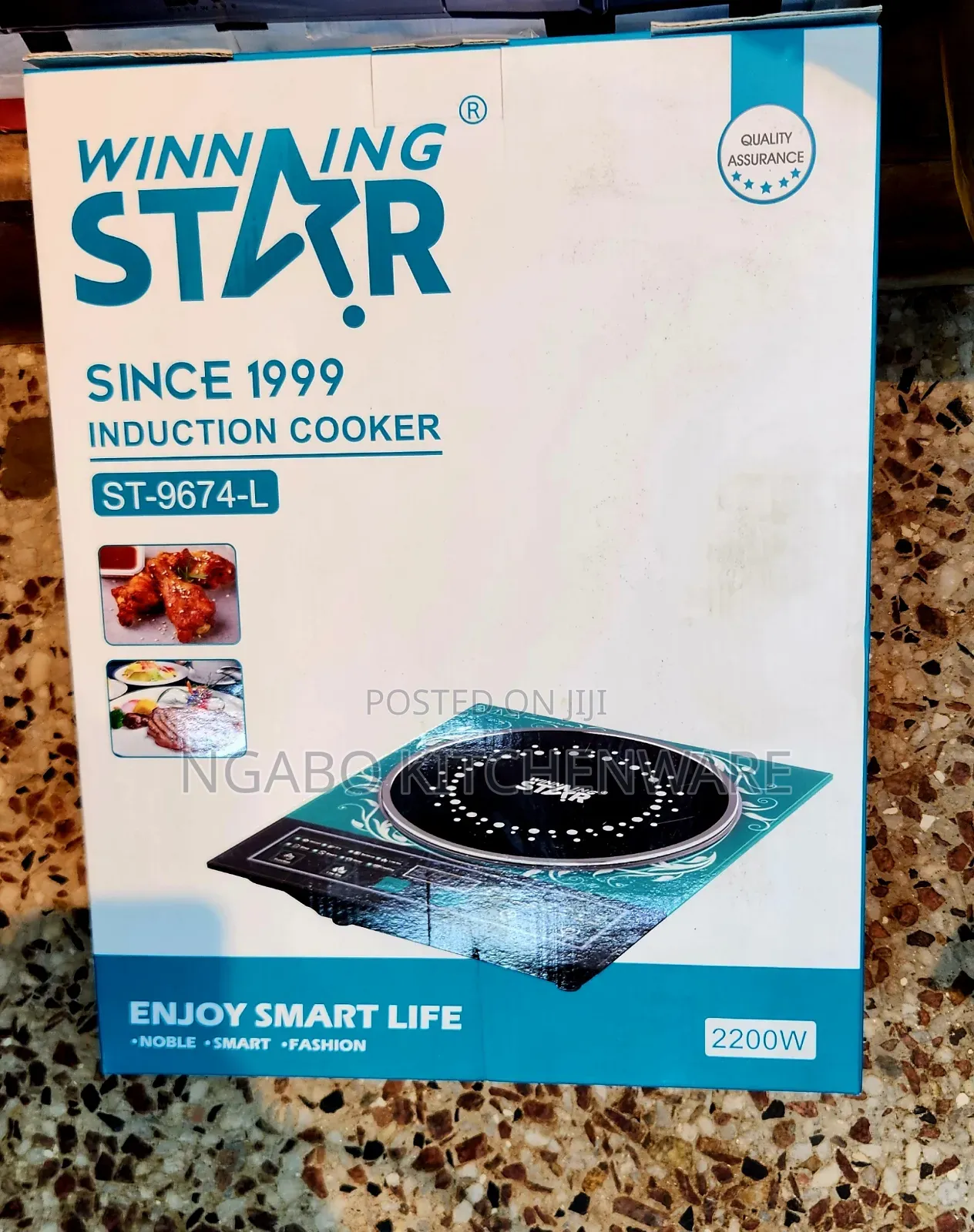 Winning Star Single-Burner Induction Cooker.