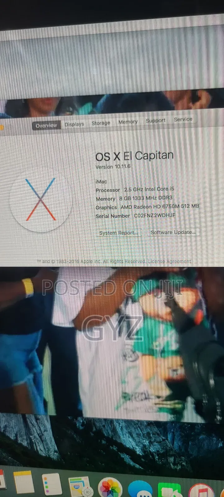 Desktop Computer Apple iMac Pro 8GB Intel Core i5 SSD 256GB