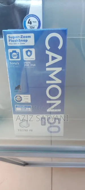 New Tecno Camon 50 Pro 256 GB Black