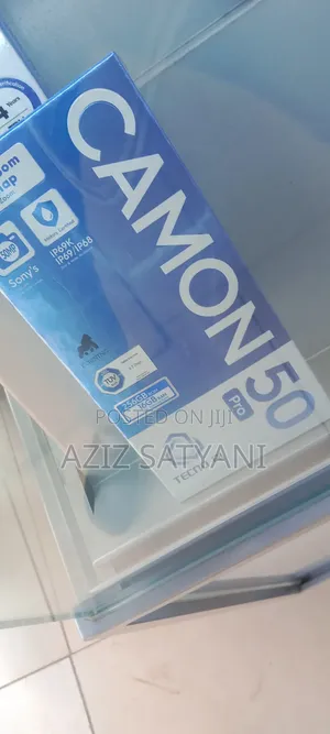 New Tecno Camon 50 Pro 256 GB Black