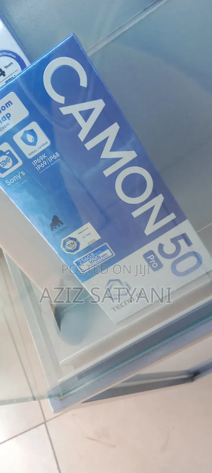New Tecno Camon 50 Pro 256 GB Black