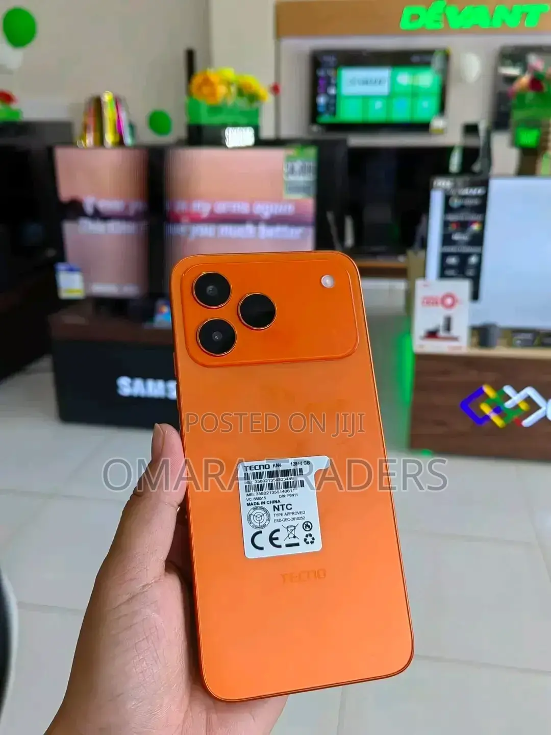 New Tecno Spark 50 128 GB Orange