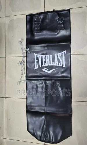Punching Bag Leather Black