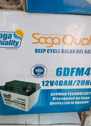 Saga Quality Gel Battery Maintenance Free 40ah/12volts