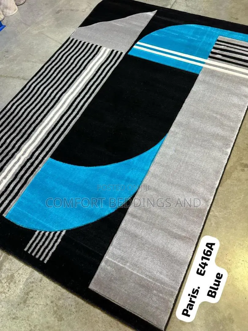 Paris Medium Carpets Blue 150cm by 220c.