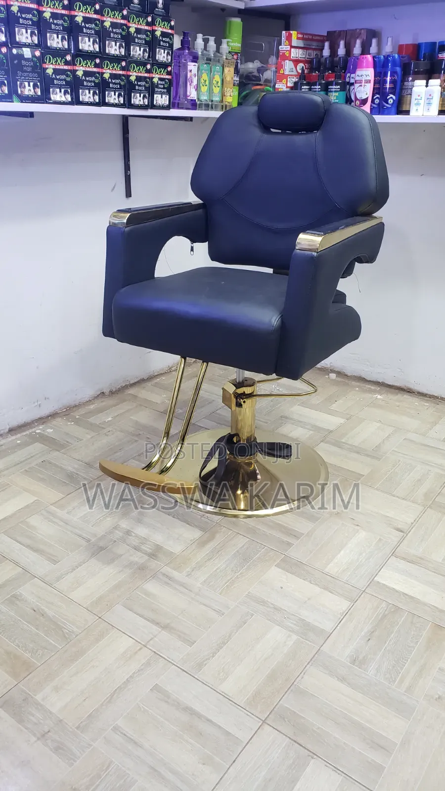 Golden Barber Chair
