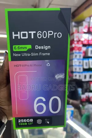 New Infinix Hot 60 Pro 256 GB Black