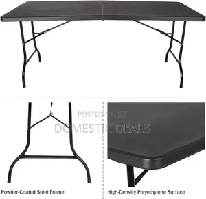 Outdoor Black Foldable Table