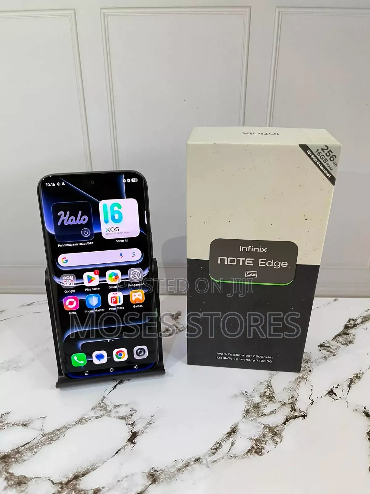 New Infinix Note Edge 256 GB Silver