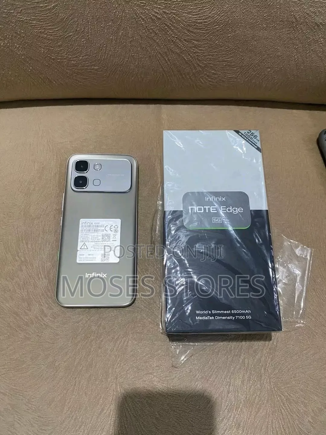 New Infinix Note Edge 256 GB Silver
