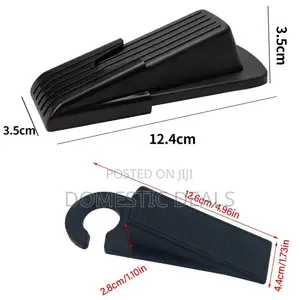 2 Pack Door Stop, Premium Rubber Door Stopper