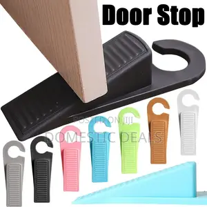2 Pack Door Stop, Premium Rubber Door Stopper
