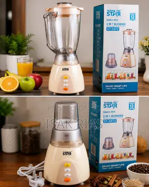 Winning Star ST-5372 2-in-1 Blender Grinder – Brand New