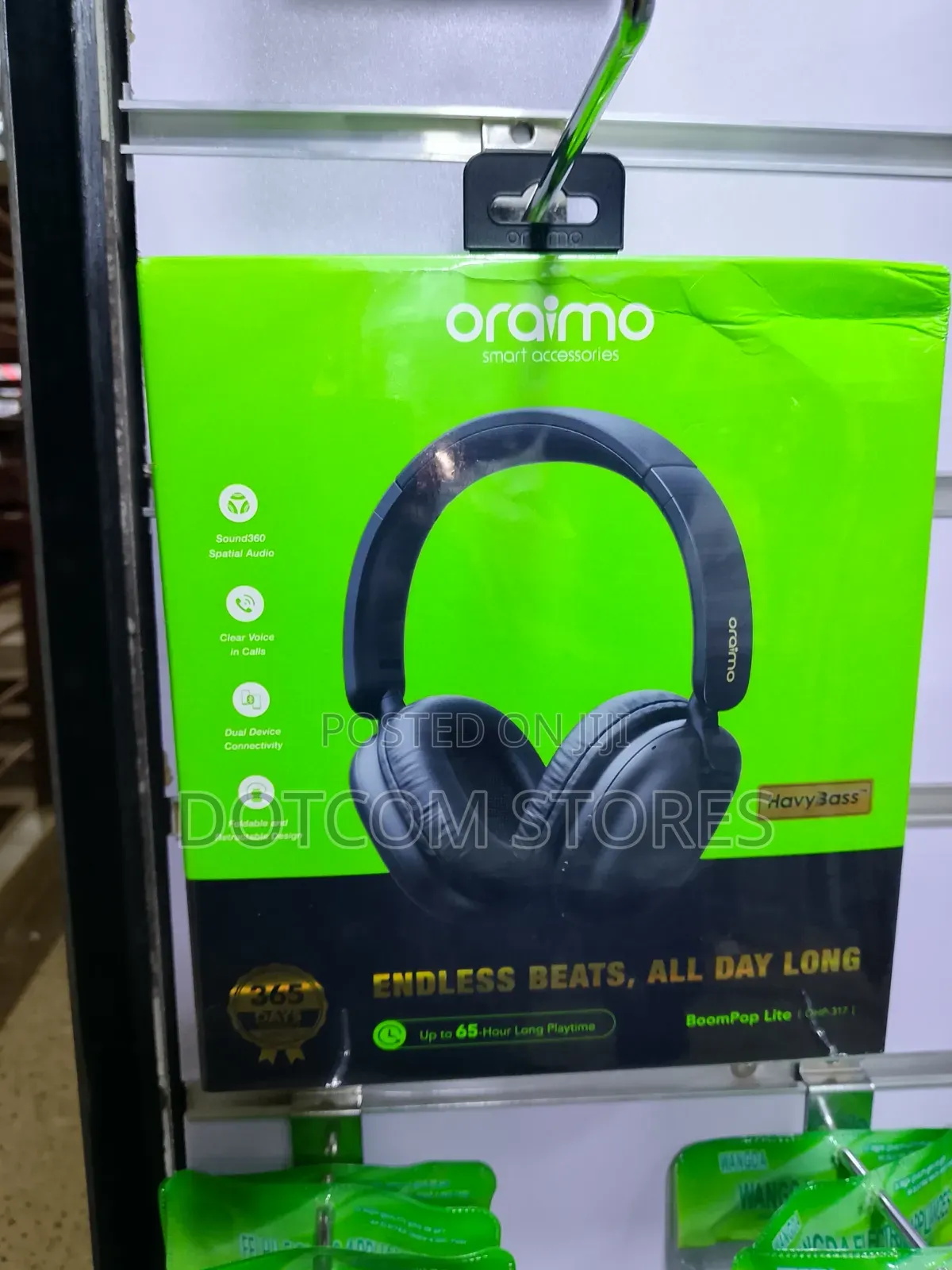 Oraimo BoomPop Lite ENC Over-Ear Wireless Headphones