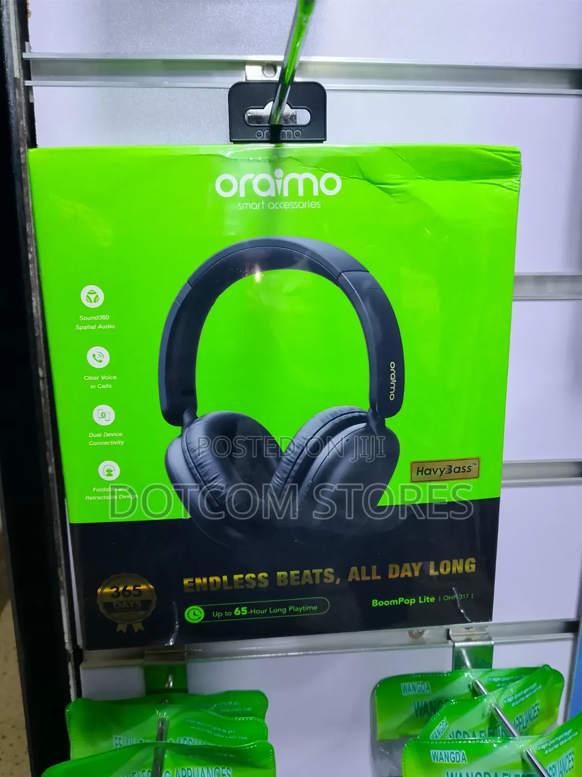 Oraimo BoomPop Lite ENC Over-Ear Wireless Headphones