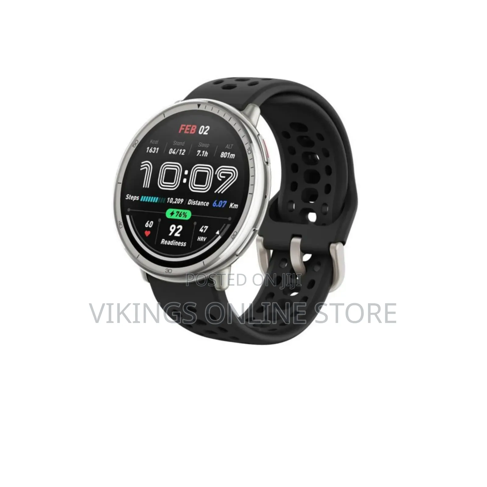 Mibro Active 2 Premium Smart Watch Fitness Tracker (Round) for Android