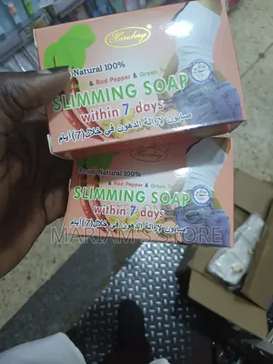 Slimming Soap, Which Is Formulated With Green Tea and Red Pepper