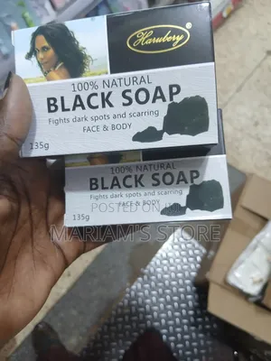 Natural Black Soap, Bar Formulated to Fight Dark Spots