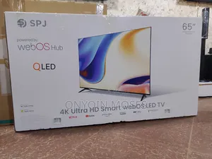 New 65" SPJ Qled Ultra Hd Smart Webos Led TV