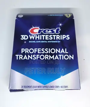 CREST 3D Whitestrips Professional Transformation