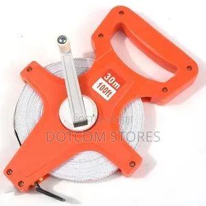 30m Tape Measure, Fiber-Orange