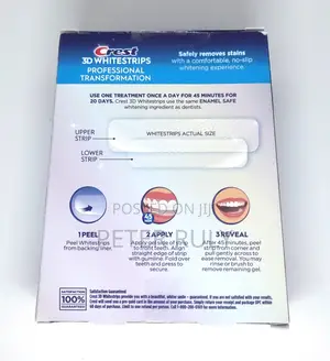 CREST 3D Whitestrips Professional Transformation