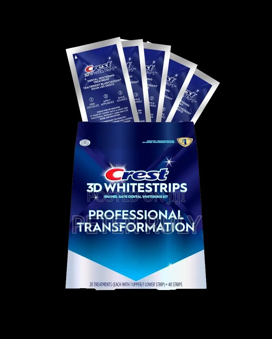 CREST 3D Whitestrips Professional Transformation
