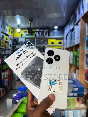 New Tecno Pop 10C 128 GB White
