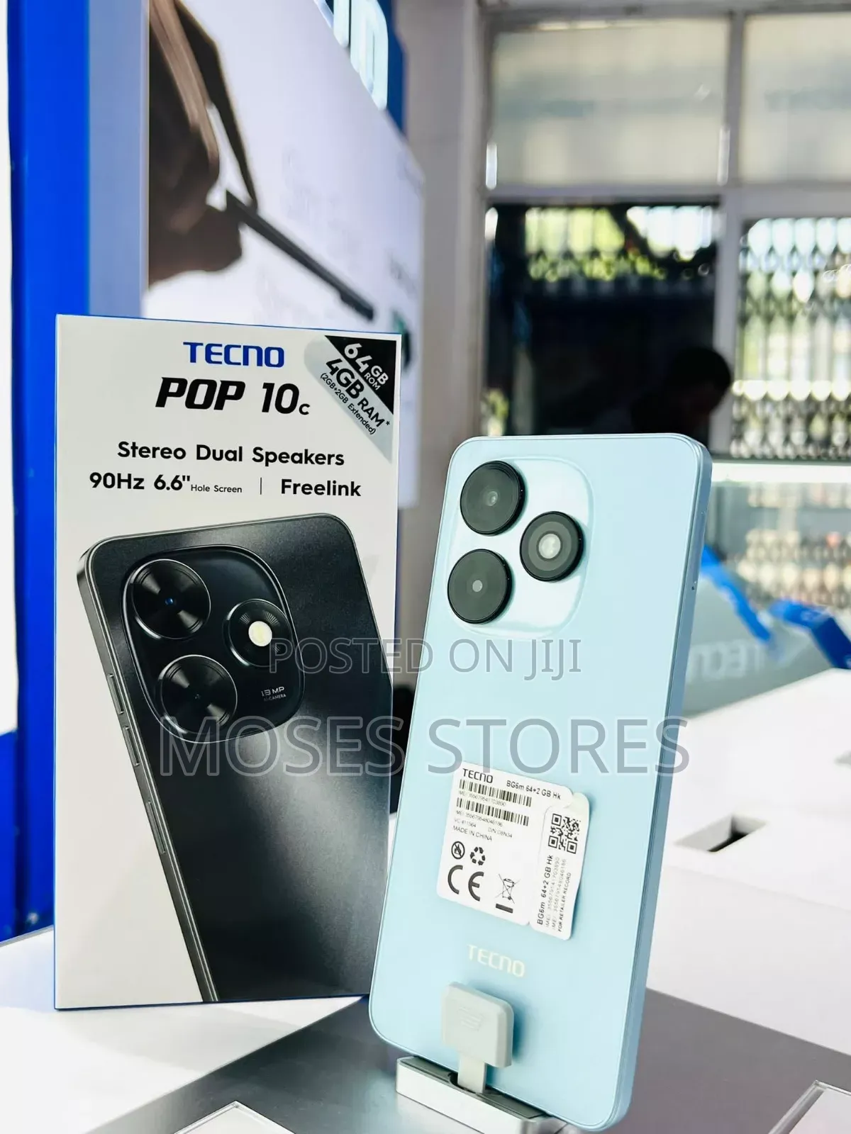 New Tecno Pop 10C 128 GB White