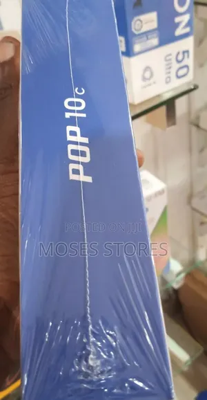 New Tecno Pop 10C 128 GB White