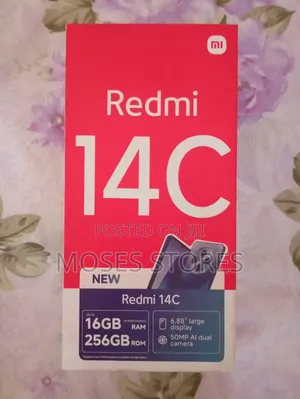 New Xiaomi Redmi 14C 256 GB Black